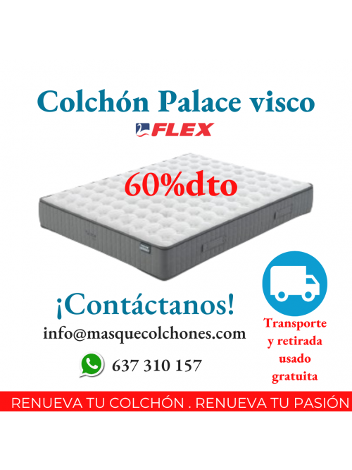 COLCHÓN FLEX PALACE VISCO